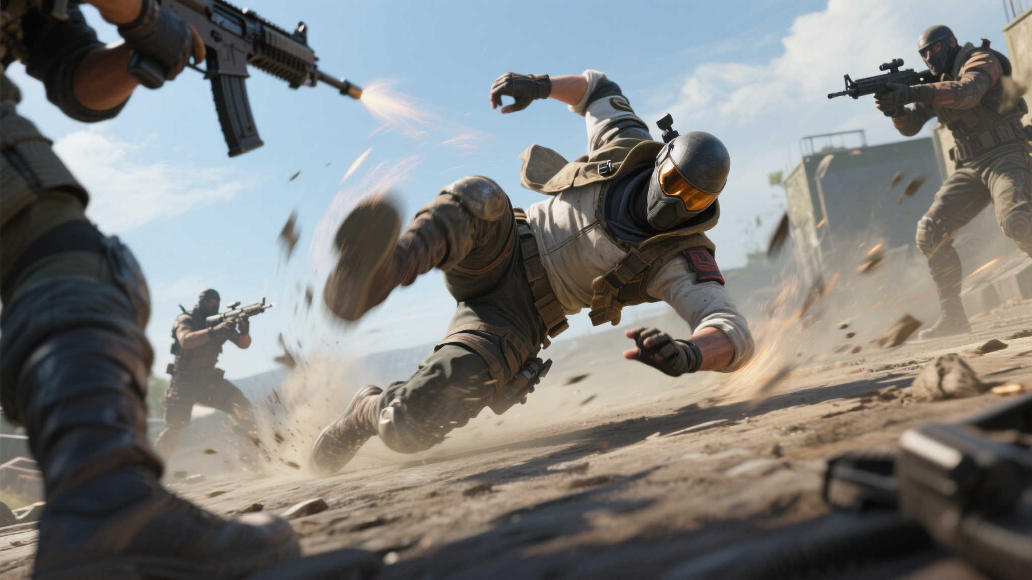 《战地》新作引入落地翻滚机制,战场生存技能再升级! 更重要的是,这项技能并非单纯的花哨操作,