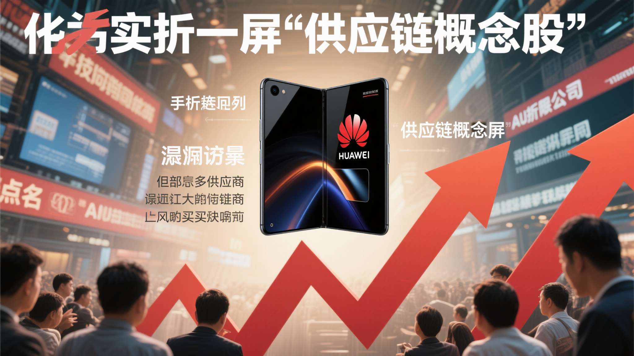 事实上，这类"供应链概念股"炒作现象在科技行业并不罕见。以此前华为折叠屏手机的供